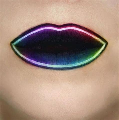 21 Insanely Intricate Lip Art Looks for Halloween Beauty - Brit + Co