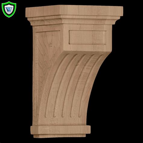 Fluted Corbel, Wood Corbel Designs