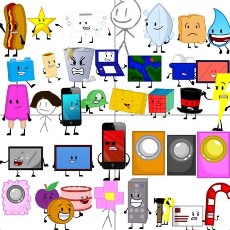 BFDI Character Collection by youtube2012 on DeviantArt