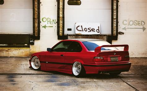 BMW E36 Red Tuning Car wallpaper | 1680x1050 | #16126