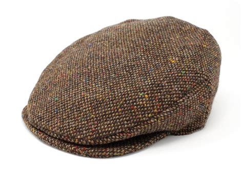 Hanna Hats - Irish Tweed Flat Cap for Men's Donegal Vintage Driving Hat ...