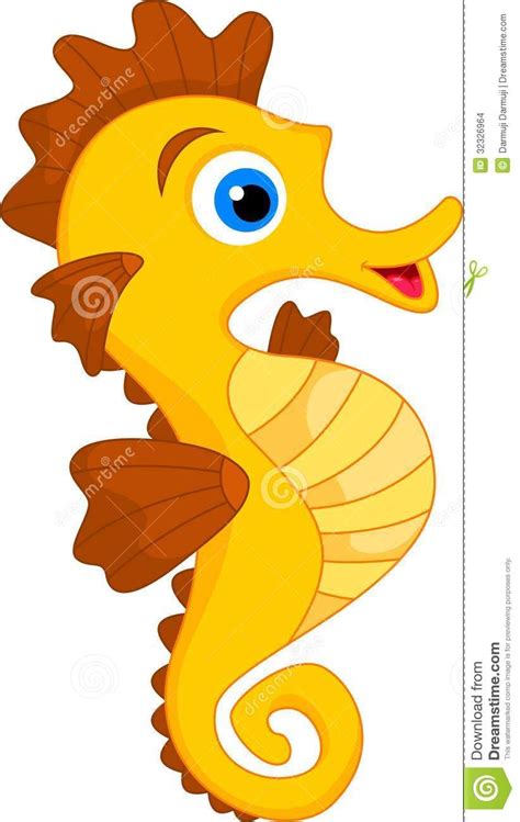 Cute Seahorse Cartoon - Download From Over 63 Million High Quality ...