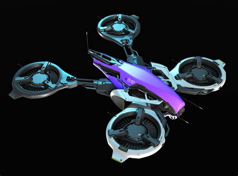 ArtStation - 3D concept sci-fi-drone