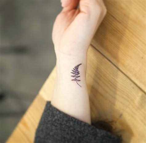 40+ Beautiful Fern Frond Tattoo Designs - TattooBlend