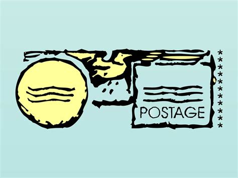 Postage Layout Vector Art & Graphics | freevector.com