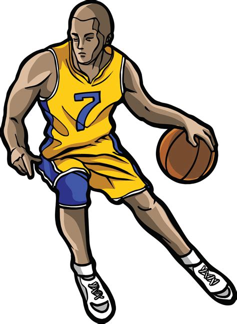 basketball player action illustration clip art collection 20336697 ...