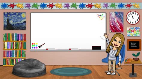 Bitmoji Classroom Template Art - Etsy