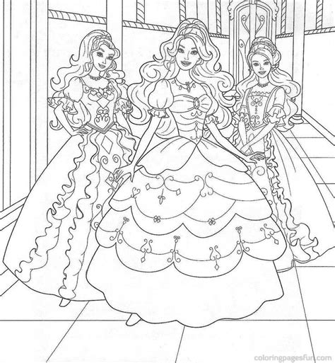 Barbie Coloring Page - Coloring Home