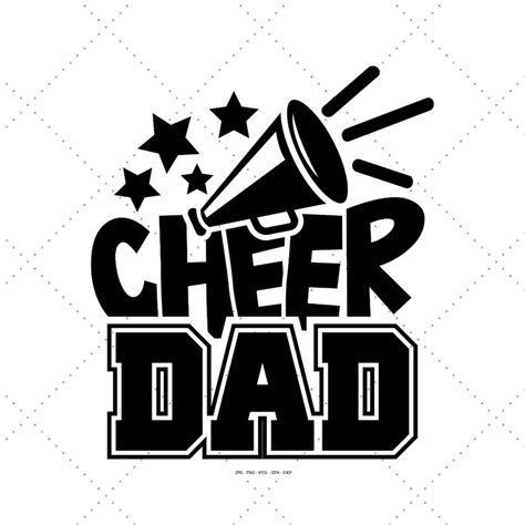 Cheer Dad Svg, Dad Humor Svg, Cheer Svg, Cheer Shirt Svg, Cheer Cut ...