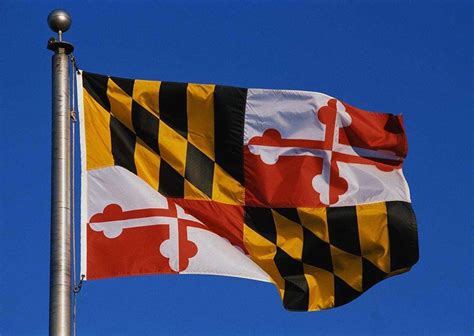 Maryland State Flags - Nylon & Polyester - 2' x 3' to 5' x 8'