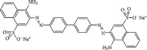 Structure of congo red dye. | Download Scientific Diagram