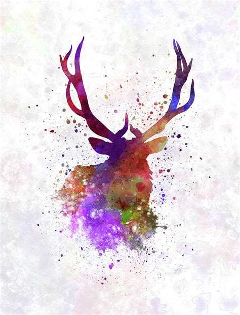 Elk Watercolor Paintings at PaintingValley.com | Explore collection of ...