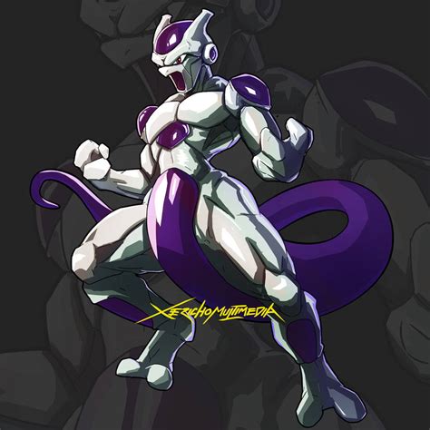 Frieza X Mewtwo by xericho on DeviantArt