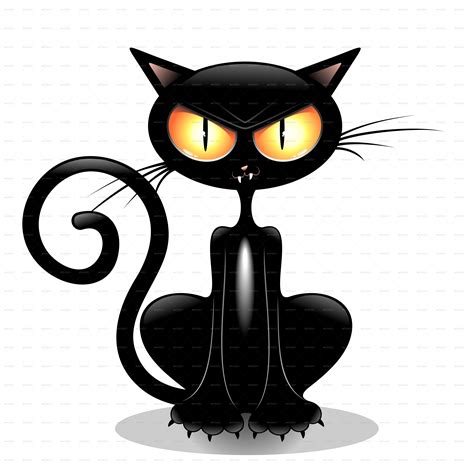 Black Cat Pictures Cartoon | Free download on ClipArtMag