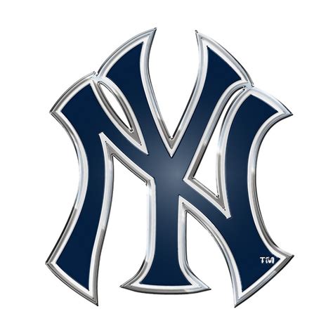 New York Yankees Heavy Duty Aluminum Embossed Color Emblem, 60412