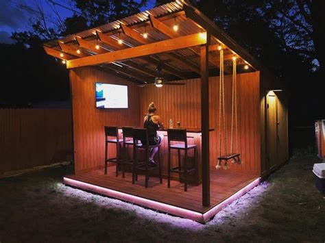 I needed a shed and wanted an outdoor bar so I combined the two ideas ...