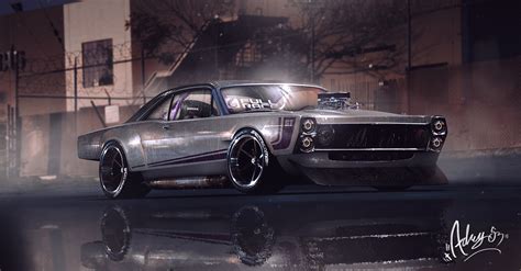 Muscle Car Graphical Art Wallpaper,HD Cars Wallpapers,4k Wallpapers ...