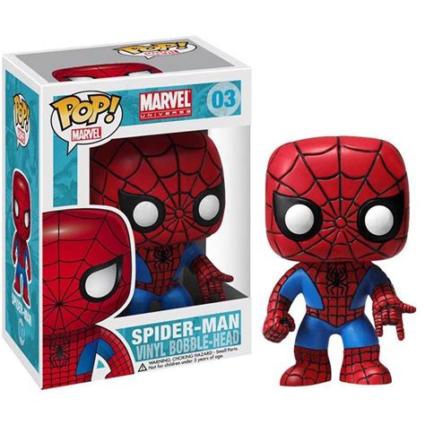 Funko Marvel Universe Funko POP Marvel Spider-Man Vinyl Bobble Head 03 ...