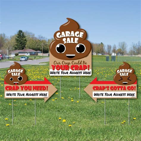 Funny Garage Sale - Our Crap Could Be Your Crap Sign - Garage Sale ...