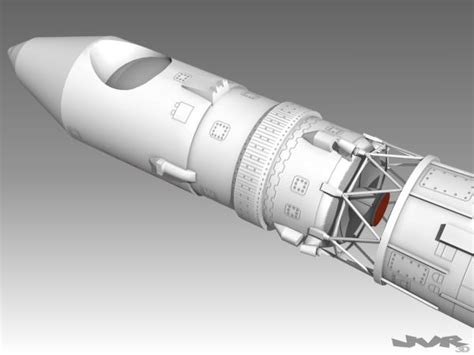 Vostok 1 Space Rocket 3D Model .max .obj .3ds .fbx - CGTrader.com