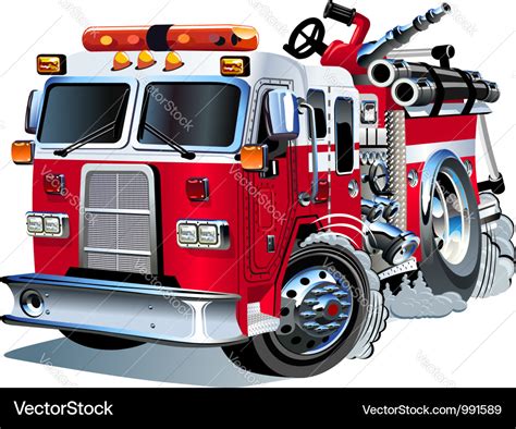 Cartoon Fire Truck Clip Art