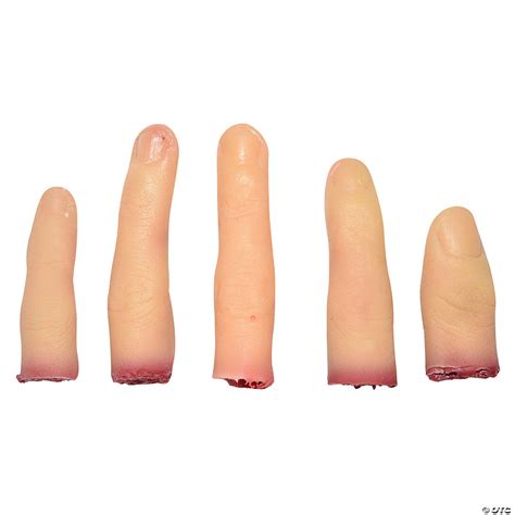 Realistic Severed Finger Decorations - 5 Pc.