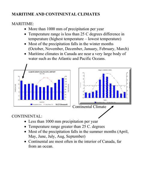 What Is A Continental Climate - slideshare