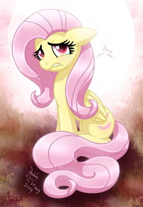 MLP FIM - Fluttershy Start To Turn Into A Vampire by Joakaha on ...