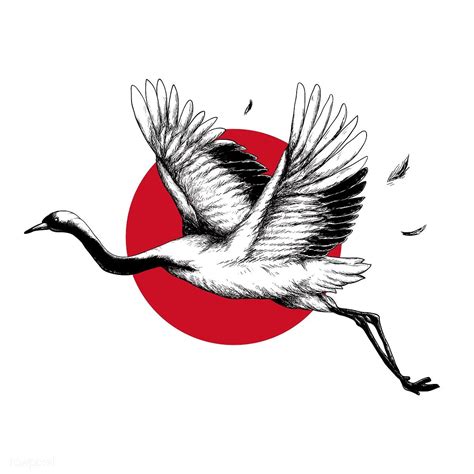 Premium image by rawpixel.com | Japanese tattoo, Crane tattoo, Japanese ...