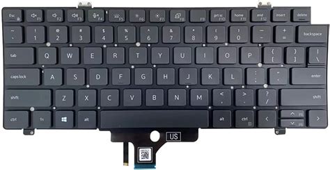 Laptop Replacement US Layout Backlit Keyboard for DELL Latitude 7420 7 ...