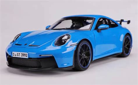 1/18 Maisto Porsche 911 GT3 992 Generation (Shark Blue) Diecast Car ...