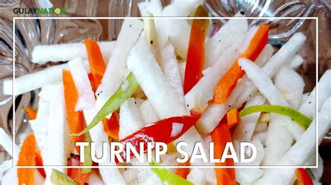 Turnip Salad | Ensaladang Singkamas - YouTube