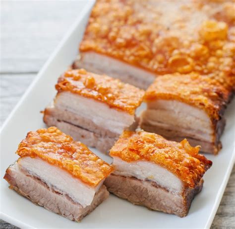 Crispy Golden Pork Belly - Kirbie's Cravings