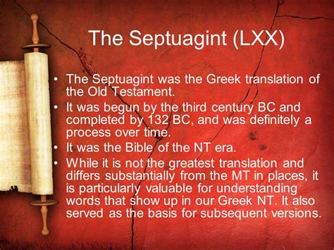 Septuagint – Mark and Jackie Photos