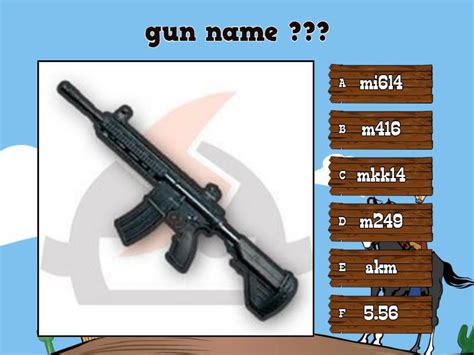 pubg gun name - Quiz