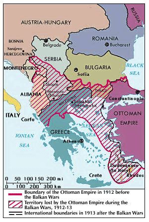 Balkan Wars | Facts, Causes, Map, & Significance | Britannica