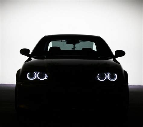 black car BMW M3 E46 Angel Eyes #car #E-46 #720P #wallpaper # ...