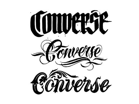 Converse Type by Wesley Eggebrecht on Dribbble