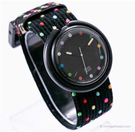 1989 Pop Swatch RUSH HOUR PWBB109 Watch | Polka dot Pop Swatch 80s ...