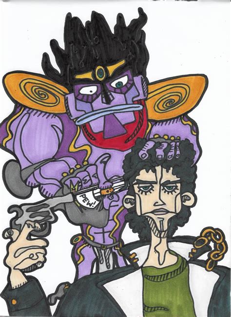 Drawing Jojo Characters in Oingo Boingo Style Every Day until Stone ...