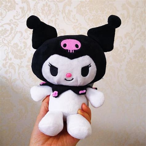 kuromi plush soft toy cute doll kawaii japanese stuffed animal novelty ...