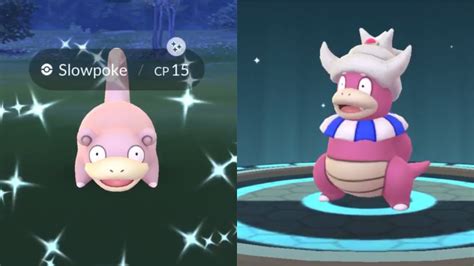 CATCHING SHINY SLOWPOKE IN POOPYMOM GO! Shiny Slowking Evolution! - YouTube