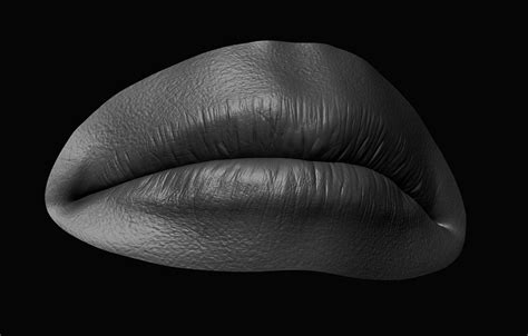 Realistic Lips Male free 3D model | CGTrader