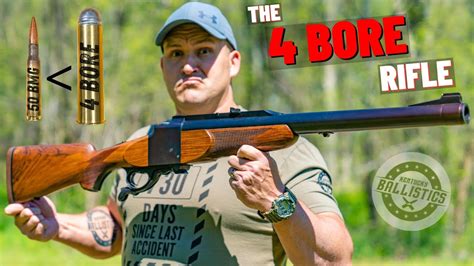 The 4 BORE Rifle (The Biggest Rifle EVER !!!) - YouTube