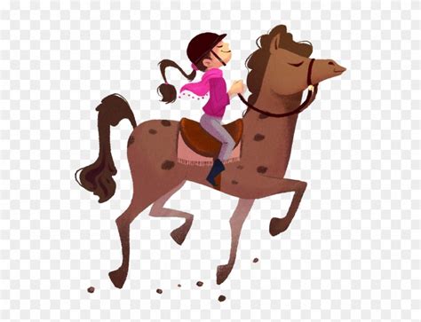 Horse Pony Equestrianism Clip Art - Cartoon Horse And Rider - Free ...