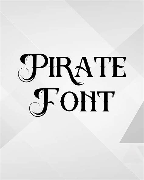 Pirate Font Free Download