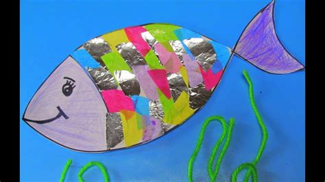 How to make a Rainbow fish - YouTube