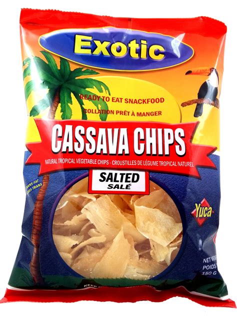 Exotic Cassava Chips Salted 150g - Fresh is Best on Broadway