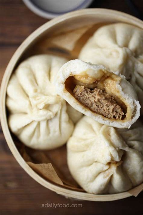 Chinese Steamed Pork Buns (Baozi) - | A Daily Food