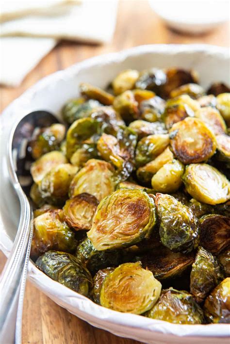 Roasted Brussels Sprouts (Oven Baked Recipe) - Fifteen Spatulas